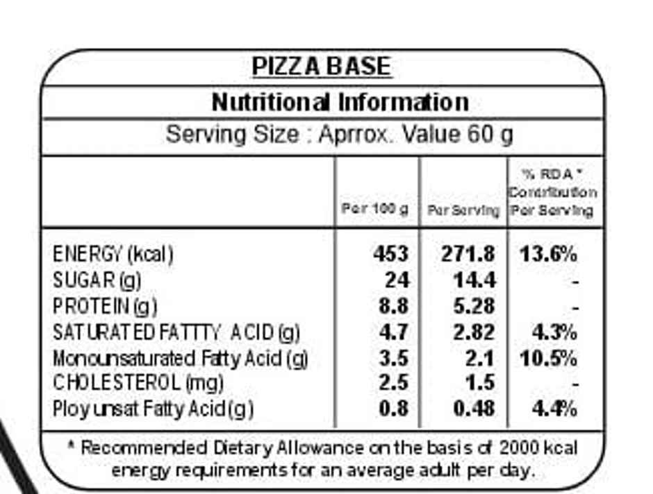 Pai Bakery Pizza Base 8 inch