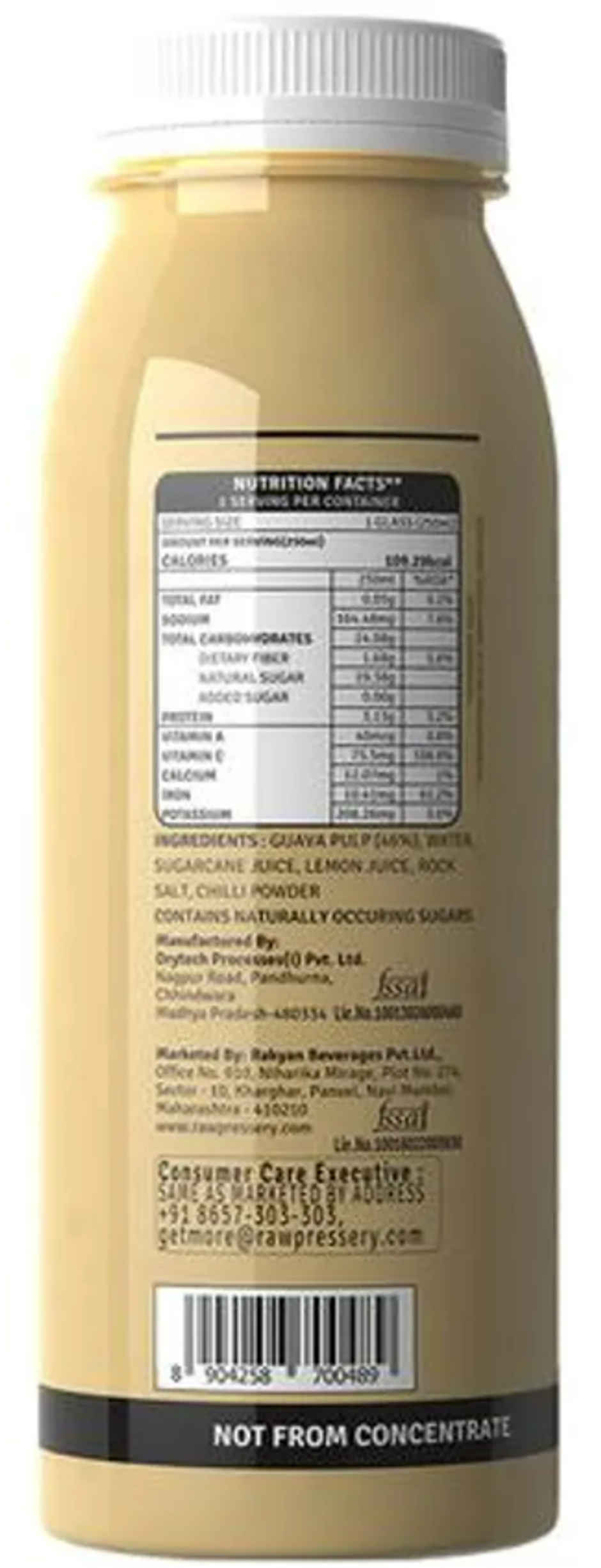 Raw Pressery Guava Juice