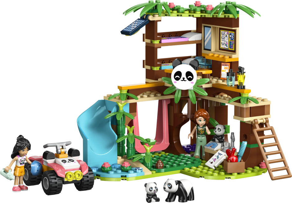 LEGO Friends Panda Sanctuary Animal Care Building Set Toy 42648