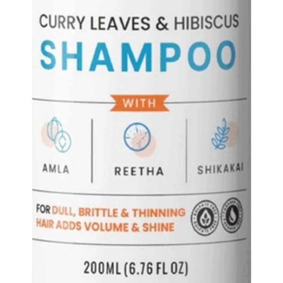 Nidhi'S Grandmaa Secret Curry Leaf And Hibiscus Shampoo For Hair Fall Control