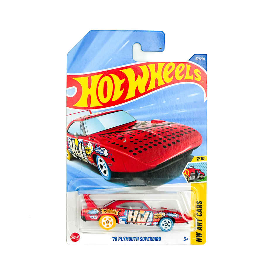 Hot Wheels Worldwide Basic Car | Hw 70 Plymouth Superbird Toy Car For Kids & Collectors