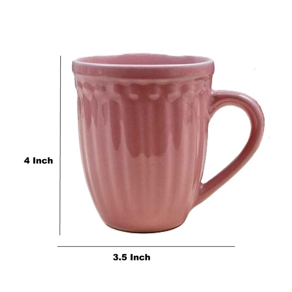 OGGN Ceramic Coffee,Tea,Milk Mug - 280 ml | Peach