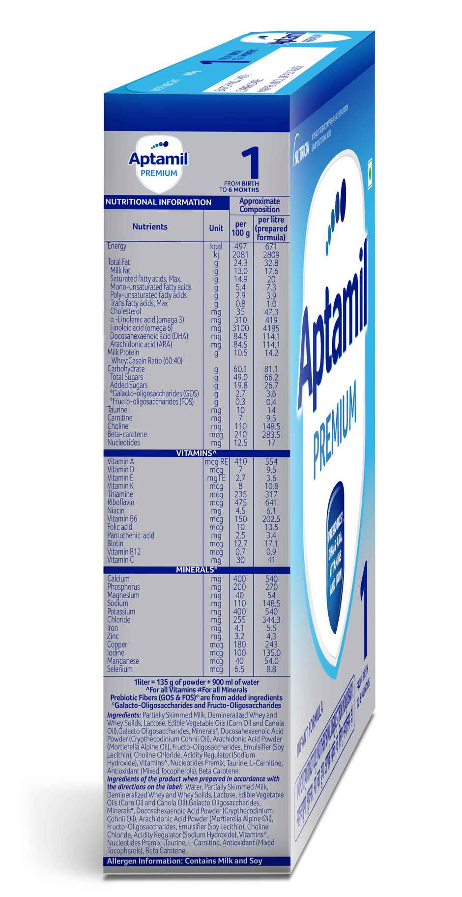 Aptamil Premium Stage 1 (Bib)