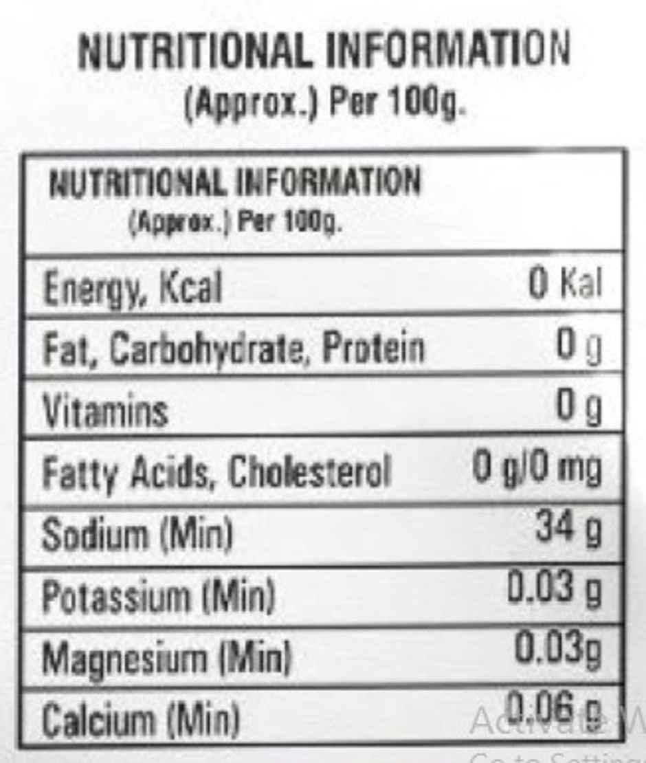 Hilton Sendha Namak/Rock Salt