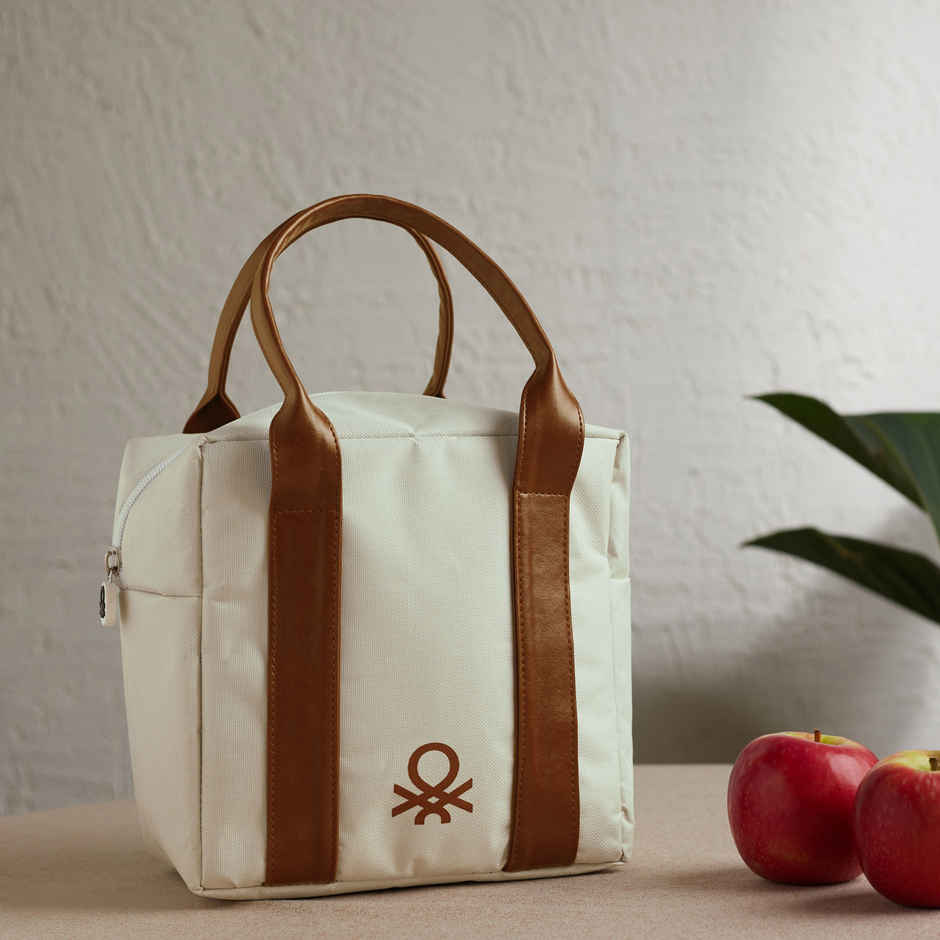 United Colors of Benetton Insulated Lunch Bag | Office, College, School | With Bottle Holder