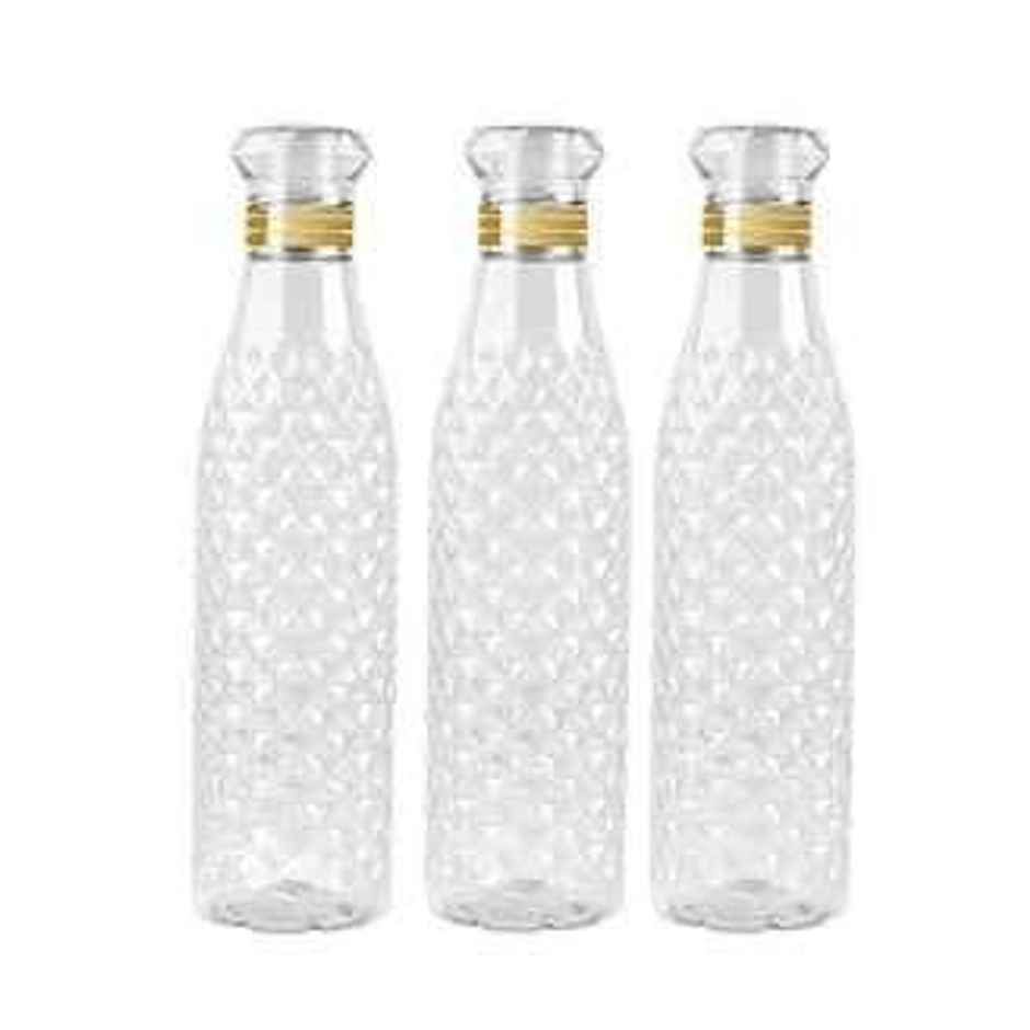 YELLOCUT Diamond Water Bottle | White