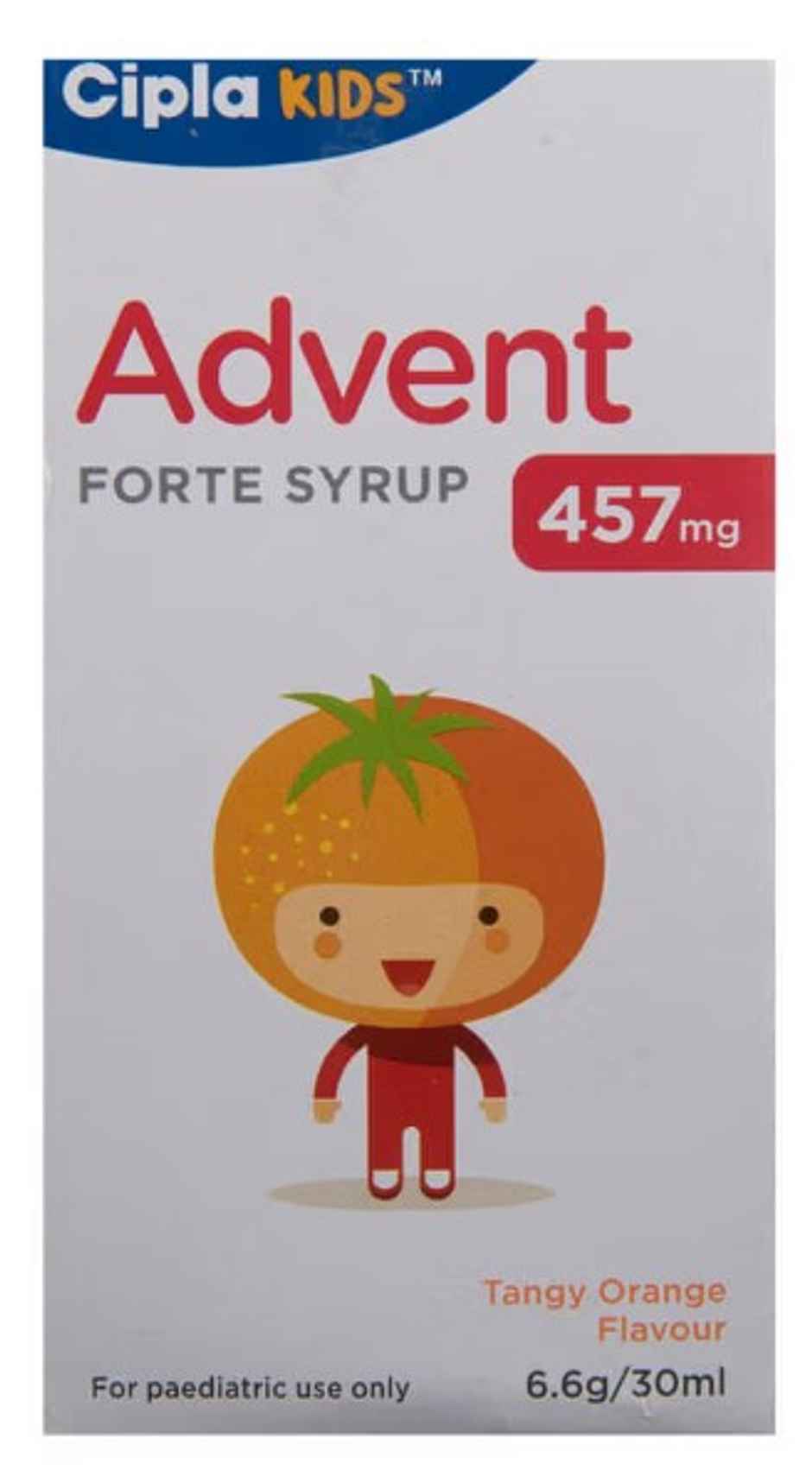 Advent Forte 457mg  Tangy Orange Flavour Syrup