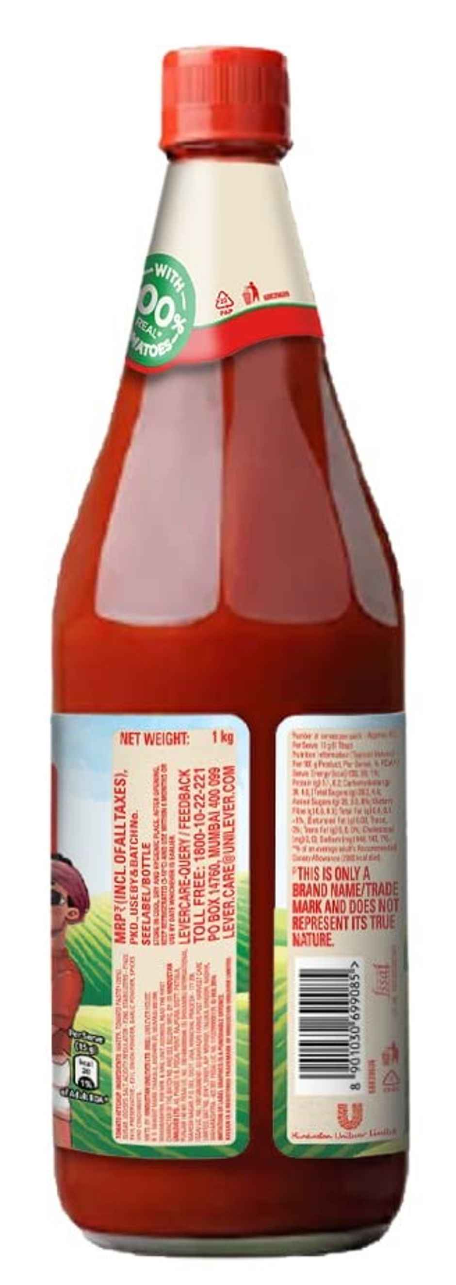 Kissan Fresh Tomato Ketchup Glass Bottle