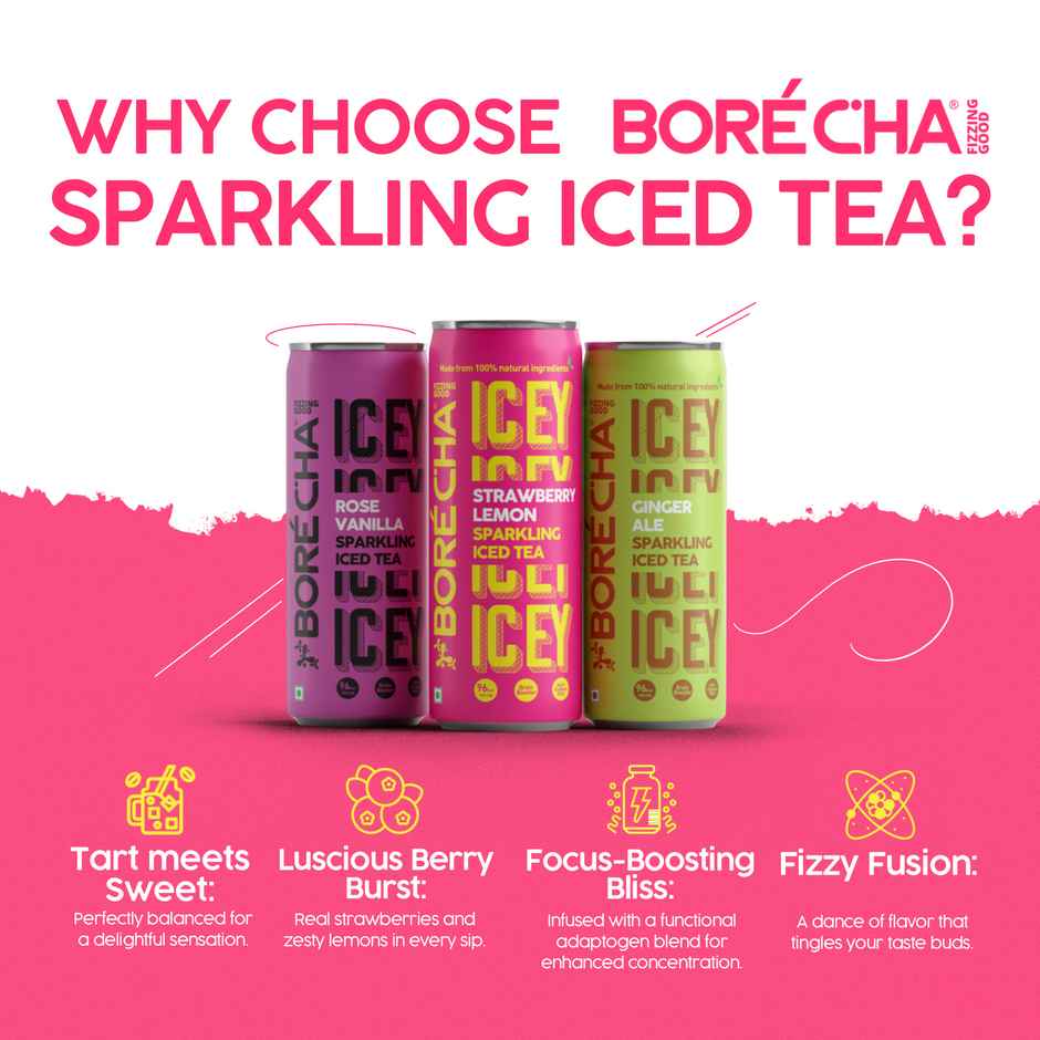 Borecha Strawberry and Lemon Iced Tea