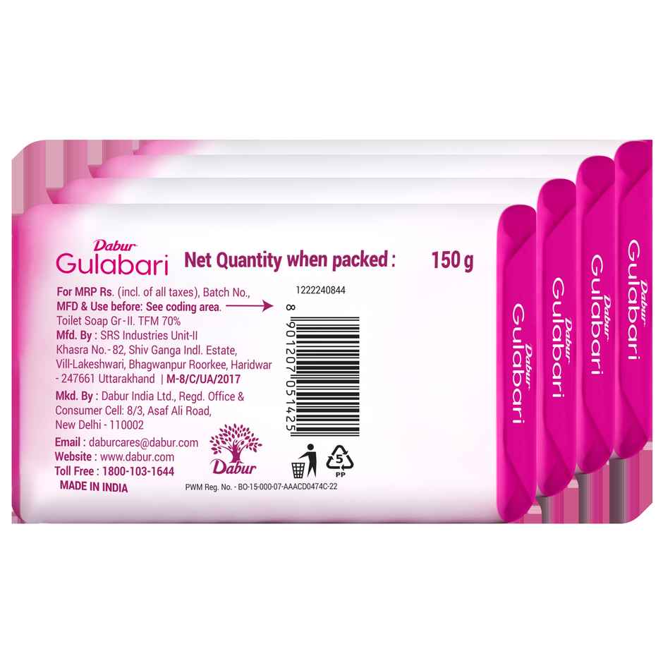 Dabur Gulabari Pure Rose Soap