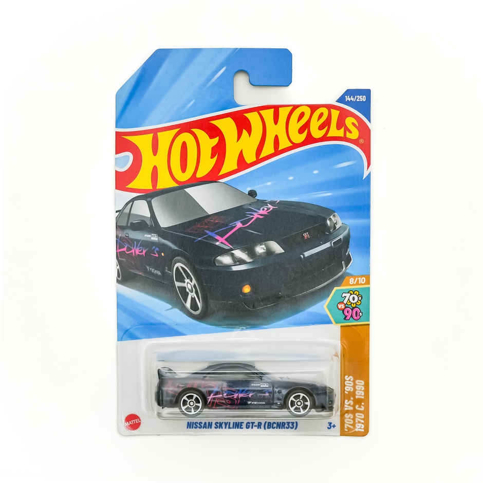 Hot Wheels Worldwide Basic Car | Hw Nissan Skyline Gtr R33 Toy Car For Kids & Collectors