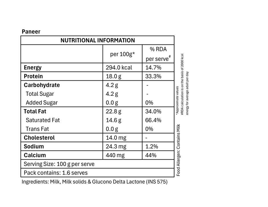 Godrej Jersey 30g Protein Super Soft Paneer