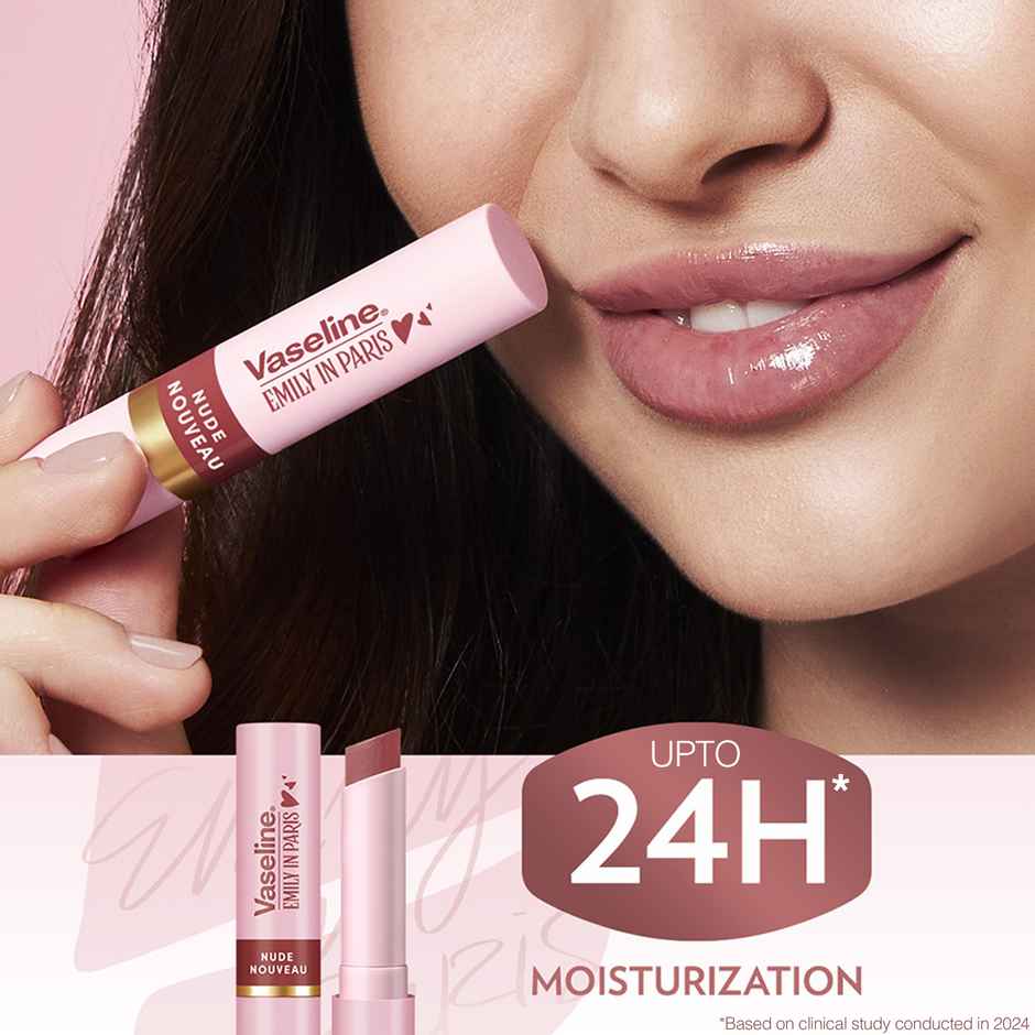 Vaseline Emily in Paris Nude Nouveau Tinted Lip Balm