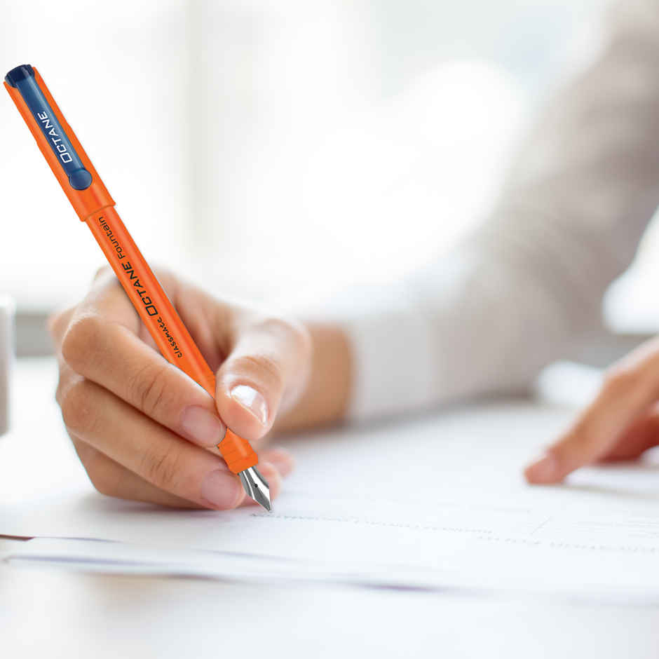 Classmate Octane Fountain Pen | Ink - Blue | Body - Assorted