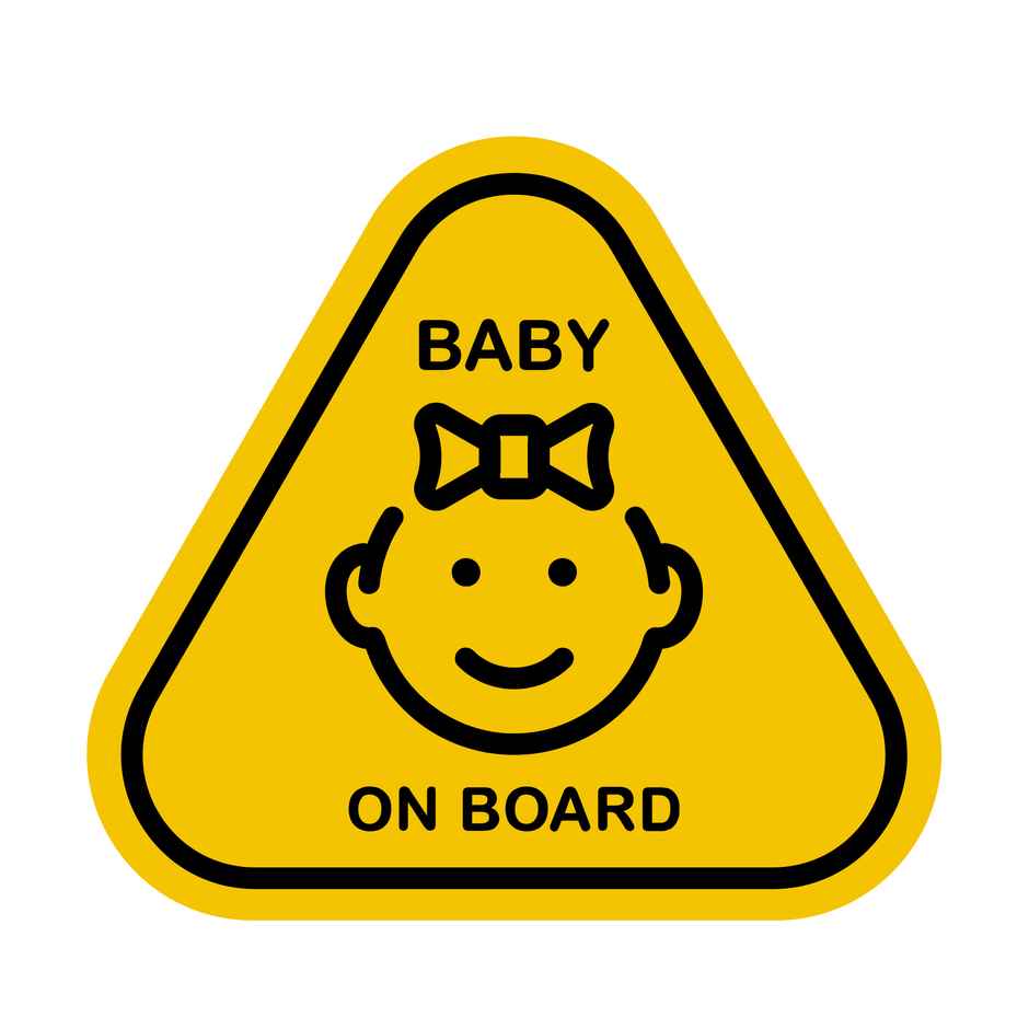 House Of Festivals Automobile Reflective Sticker - 10 x 10 Inches Design 8