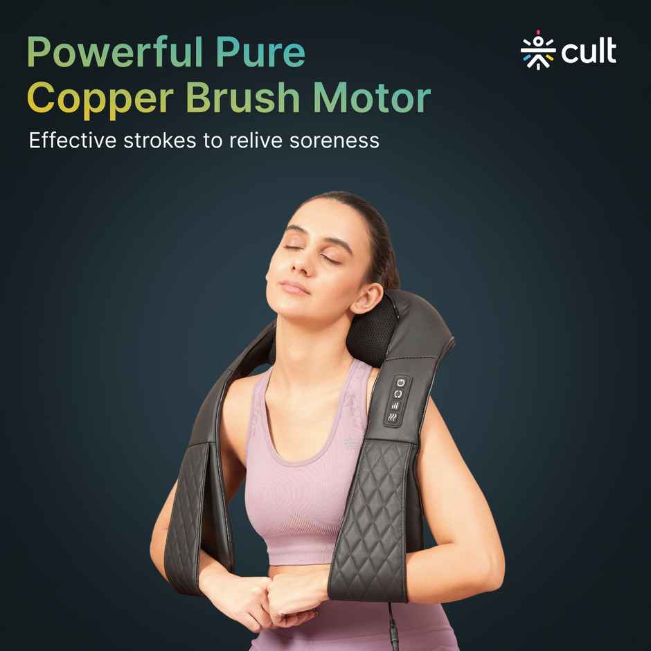 Cult Therma Relax Deep Heal Shiatsu Massager With Infrared Heat Therapy