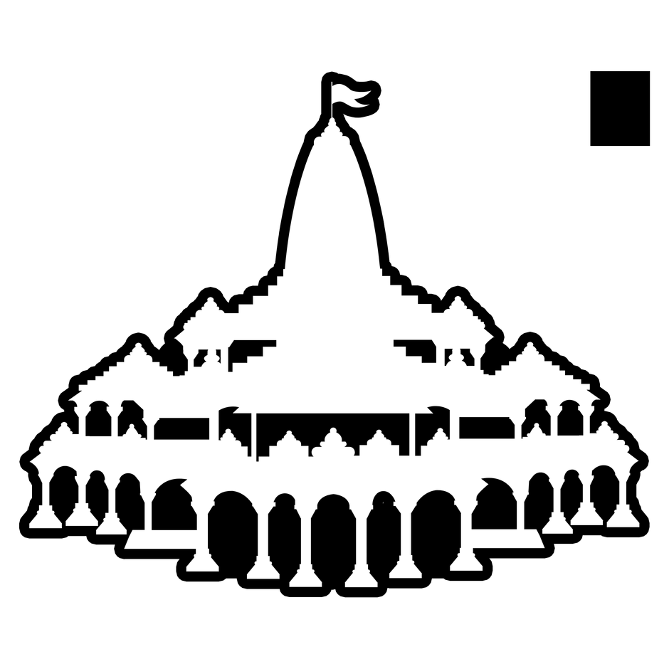 House Of Festivals Automobile Reflective Sticker - 10 x 10 Inches Design 46