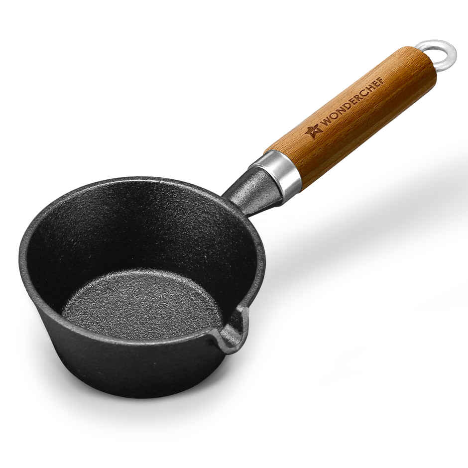 Wonderchef Ferro Cast Iron Tadka Pan | Pre Seasoned