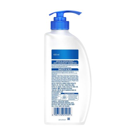 Head & Shoulders Smooth and Silky Anti Dandruff Shampoo