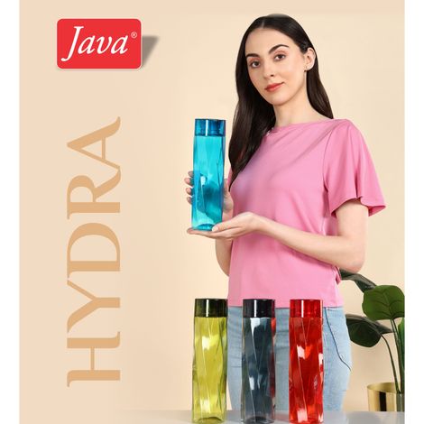 Java Plastic Hydra Water Bottle| Assorted - 1 L