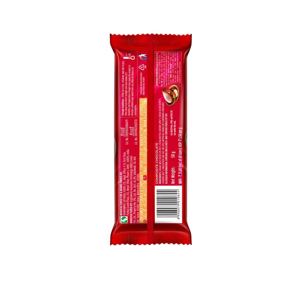 Luvit Luscious Fruit & Nut Chocolate Bar