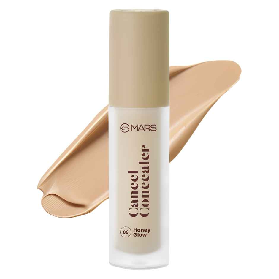 MARS Cosmetics Cancel Concealer for Face Makeup With Radiant Natural Finish | 6 ml | 06-honey Glow
