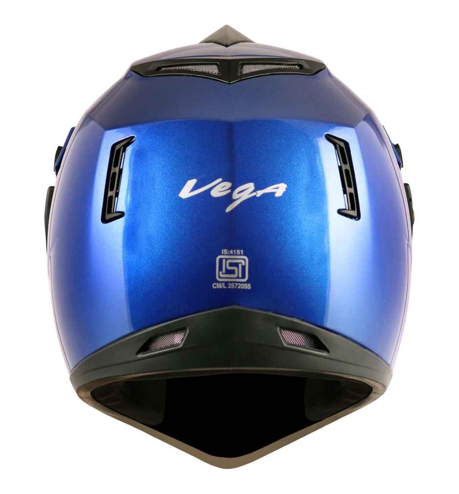 Vega Off Road D/V Lightweight Full Face Helmet- M.Blue M