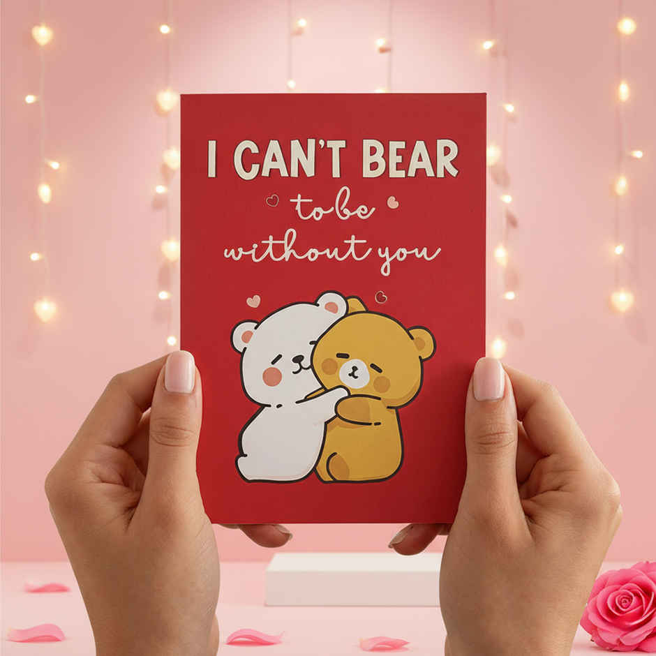 Sweet Teddy Bears Love Greeting Card | Oye Happy