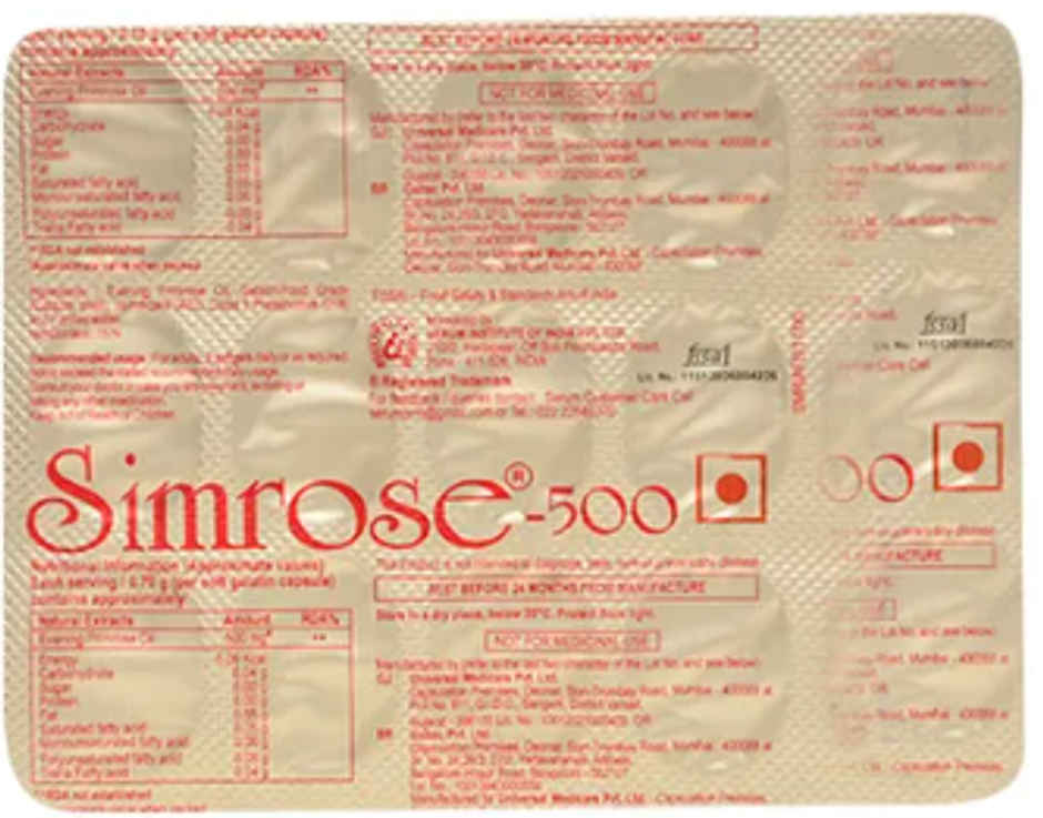 Simrose 500 Capsule