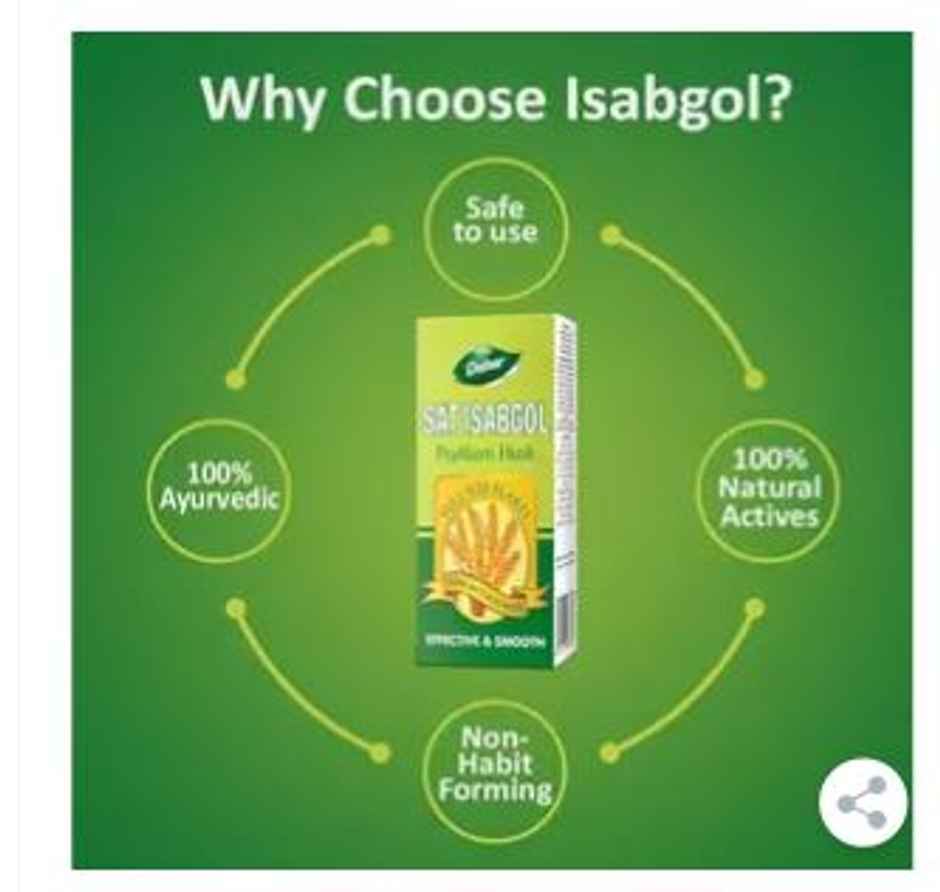 Dabur Sat Isabgol Powder 180g