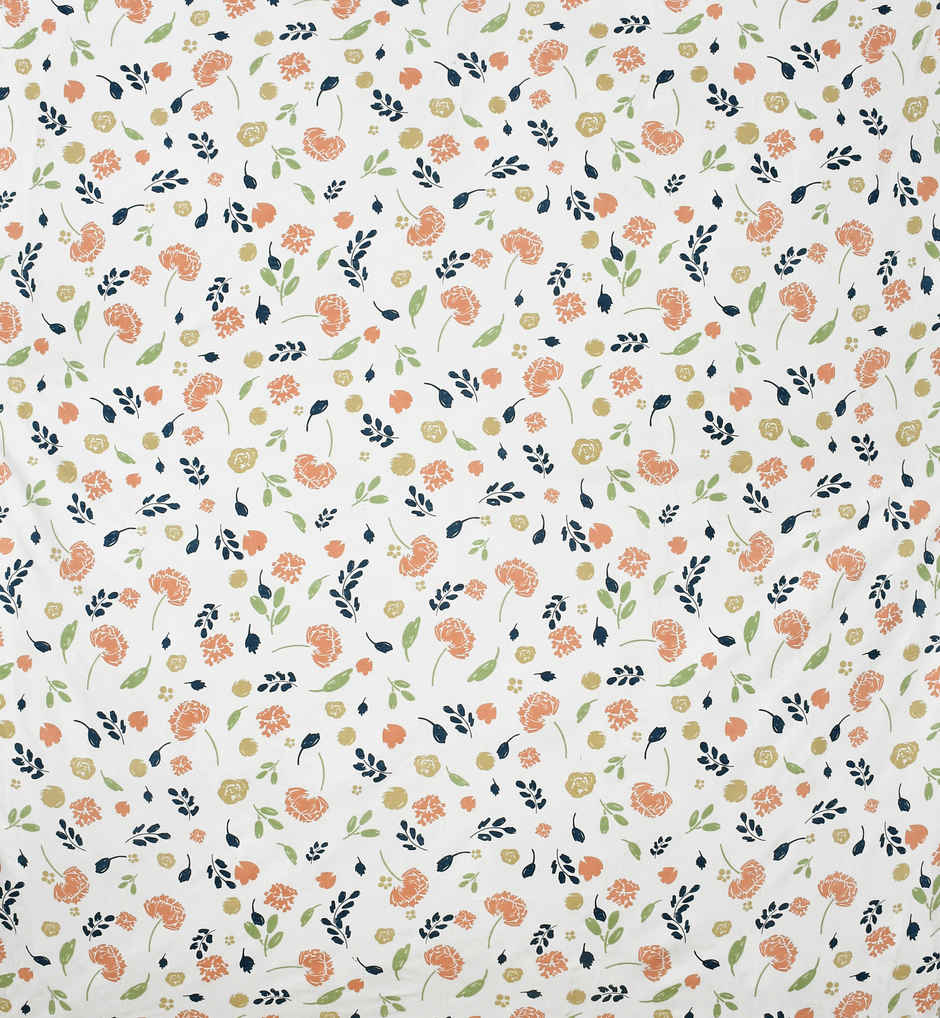 Furnofy Fitted Double Bedsheet with 2 Pillow Covers | White - 78 x 72 + 6 in Pocket