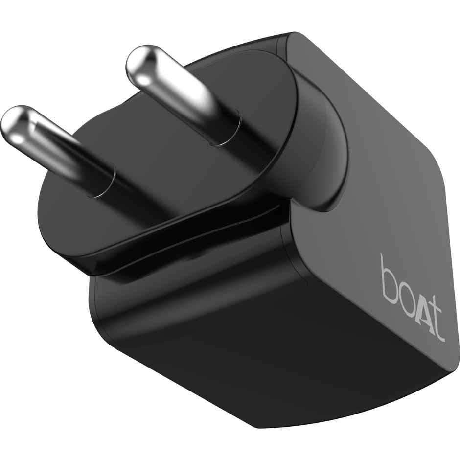 boAt 35W GaN Wall Charger w/GaN Chip Tech, Fast Charging w/PD,PPS & QC 3.0 (Sleek Black)