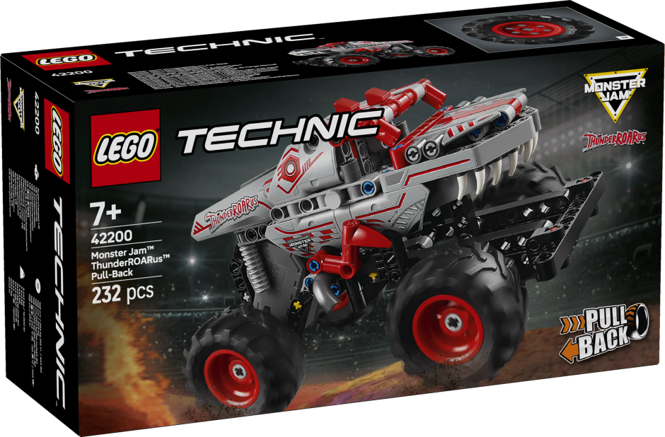 LEGO Technic Monster Jam ThunderROARus PullBack Truck Toy 42200