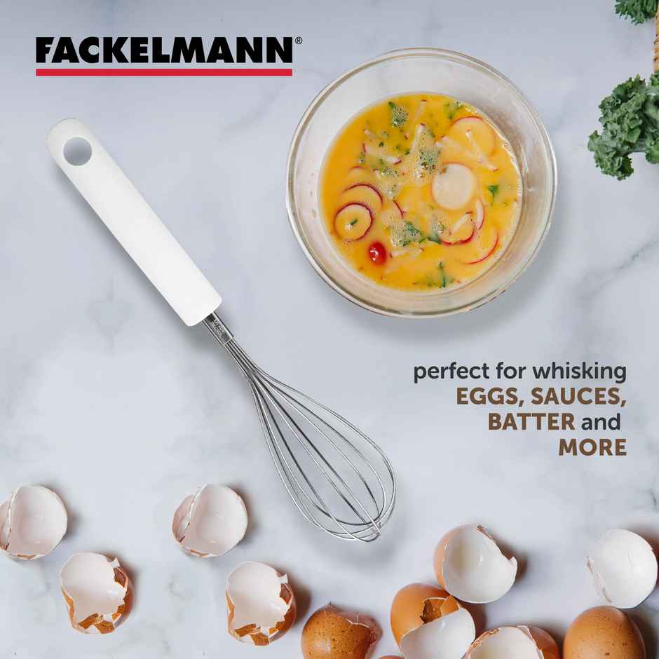 Fackelmann Stainless Steel Arcadalina Egg Whisk | 28 cm | Handheld beater