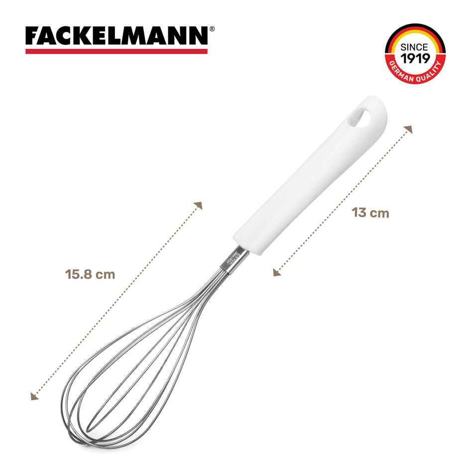 Fackelmann Stainless Steel Arcadalina Egg Whisk | 28 cm | Handheld beater