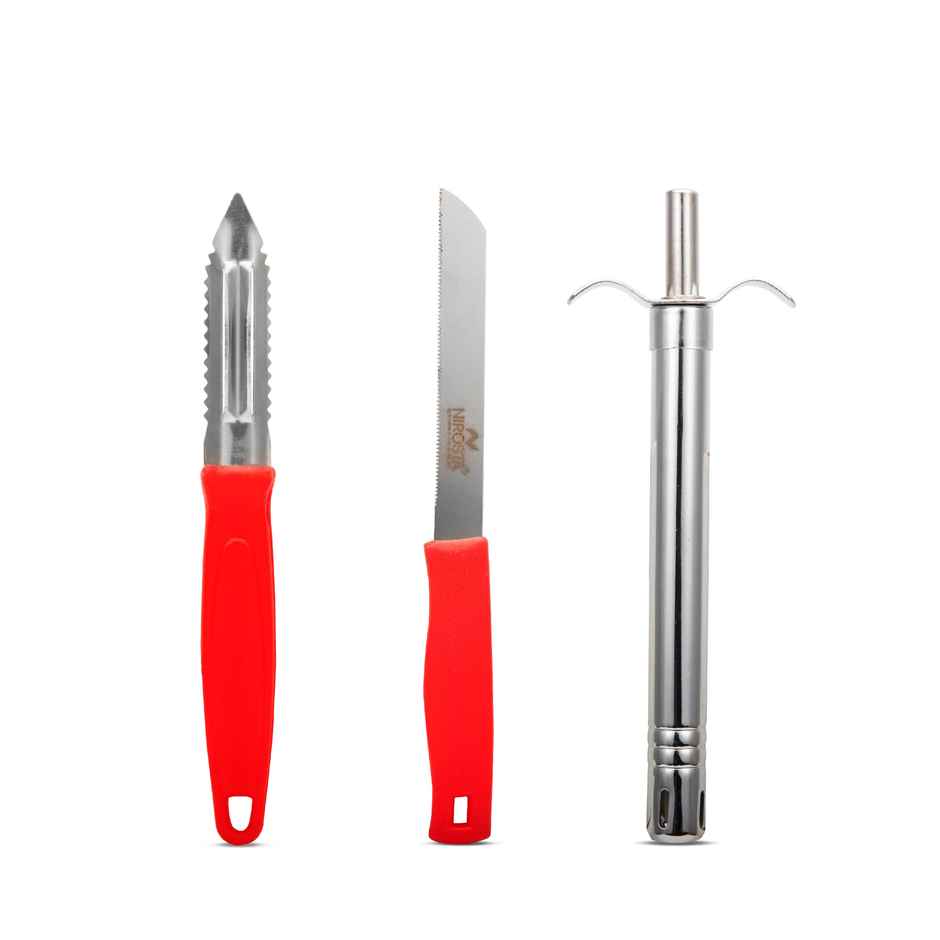 Fackelmann Super Saver Combo Pack 3 Piece Lighter Peeler Knife