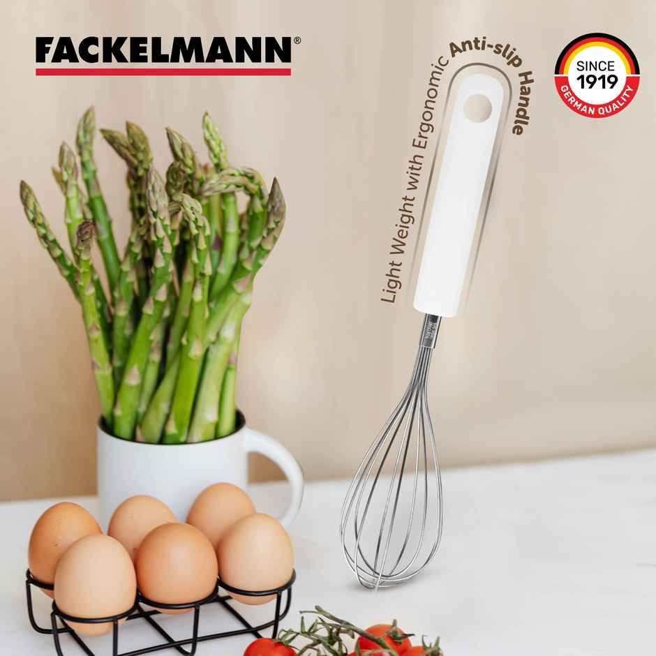 Fackelmann Stainless Steel Arcadalina Egg Whisk | 28 cm | Handheld beater
