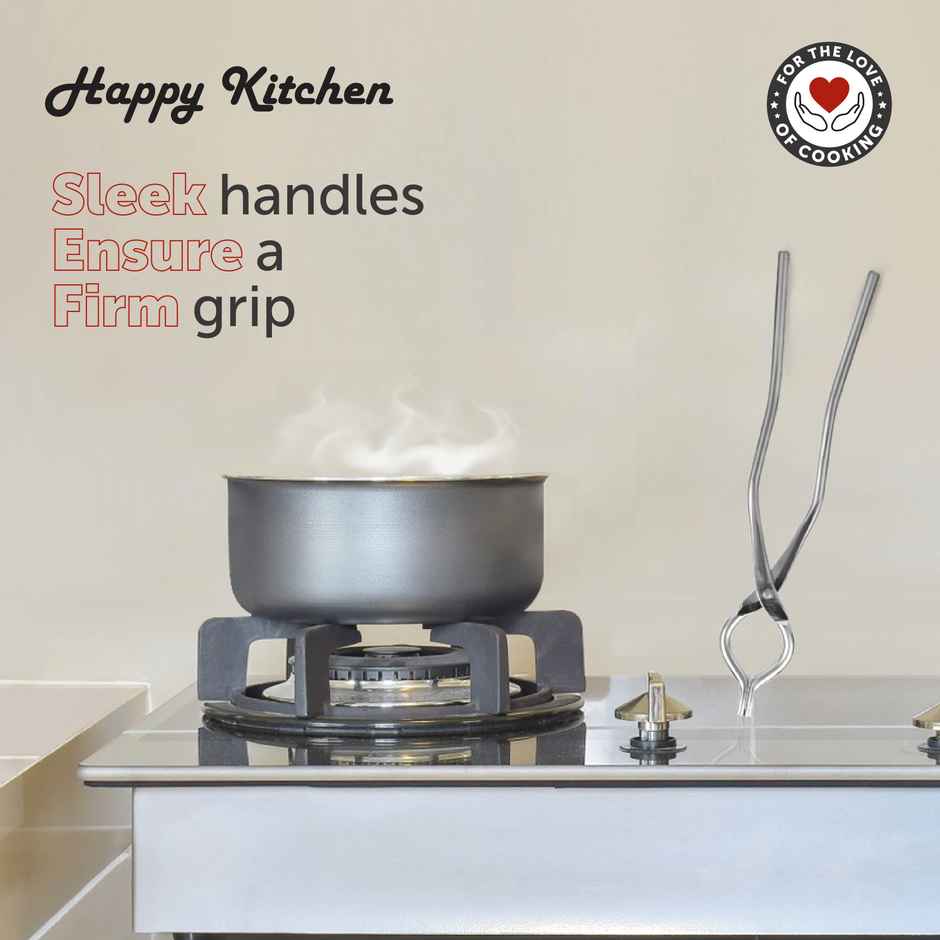 Happy Kitchen Stainless Steel Pakkad | 8 MM | Strong | Durable & Rust-Resistant | Ideal for Lifting
