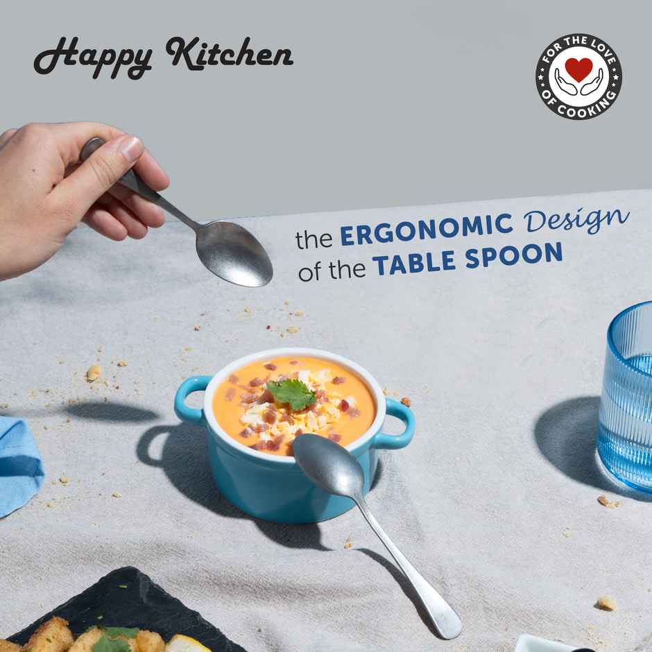 Happy Kitchen Table Spoon - 6 Pcs Set