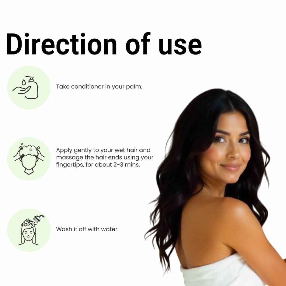 Multani Naturals Greentea & Aloevera Hair Conditioner | For Hair Fall & Scalp Dryness|No SLS