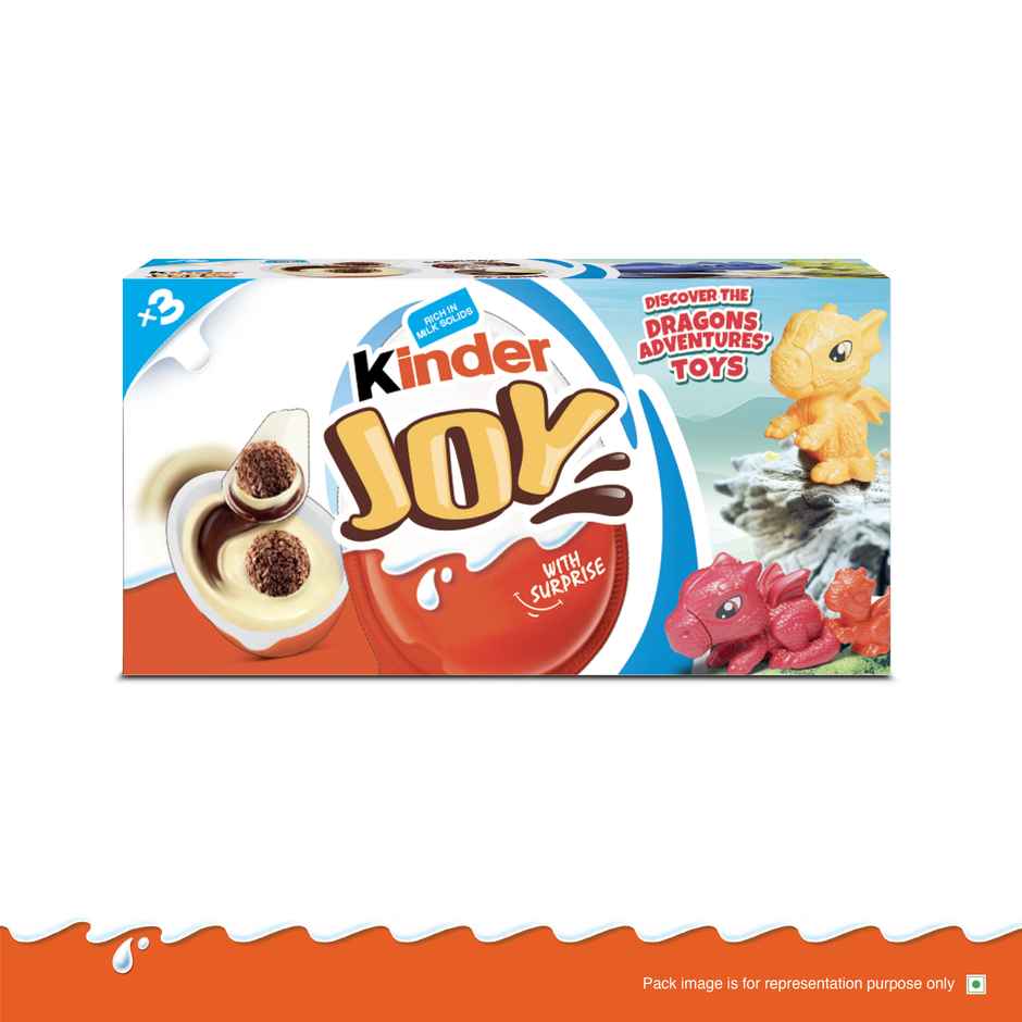 Kinder Joy | Blue Edition | Pack of 3 | Assorted