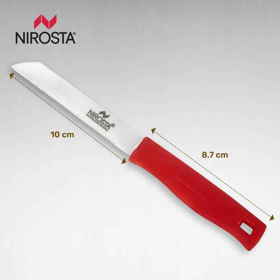 Fackelmann Nirosta Alpha Stainless Steel Vegetable Knife | Ergonomic Handle