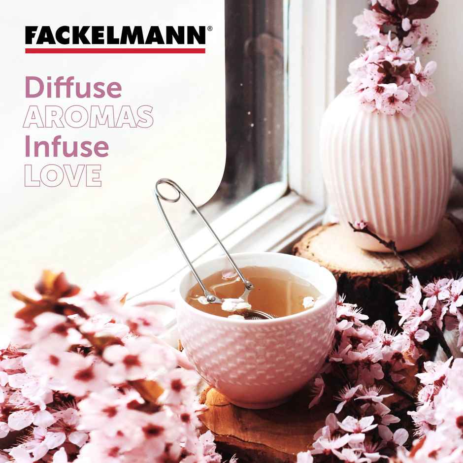 Fackelmann Stainless Steel Tea Infuser, 15 Cm, Kitchen Accessories, Durable Kitchen Tools