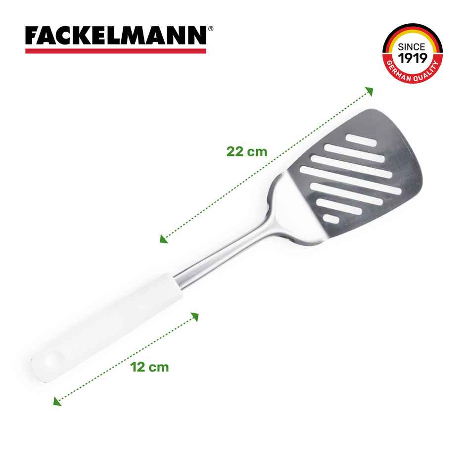 Fackelmann Stainless Steel Arcadalina Slotted Turner, 34.5 Cm