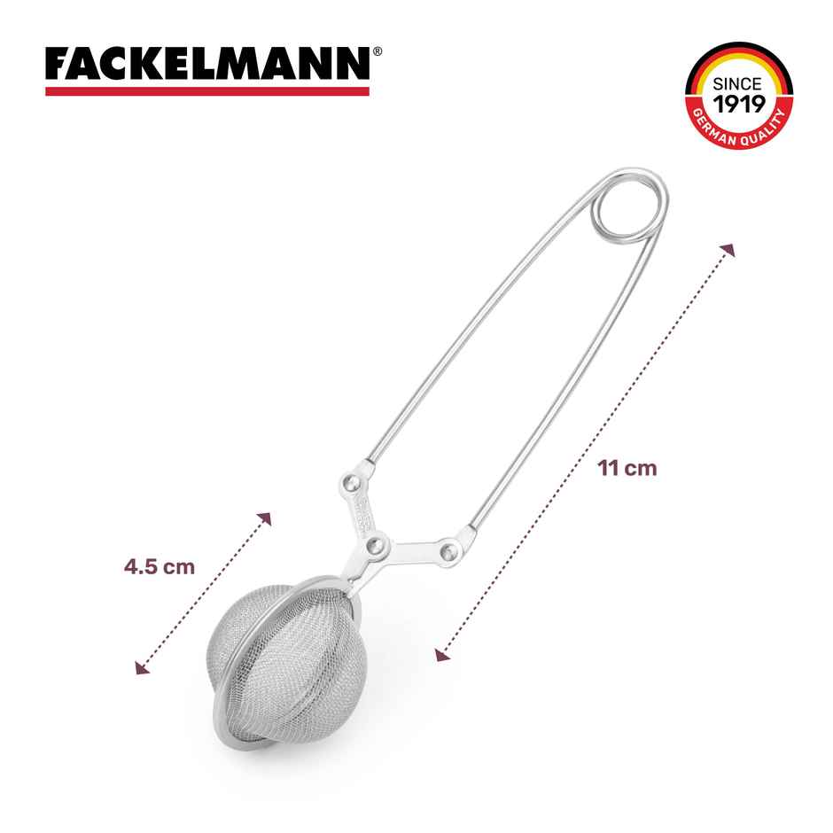 Fackelmann Stainless Steel Tea Infuser, 15 Cm, Kitchen Accessories, Durable Kitchen Tools