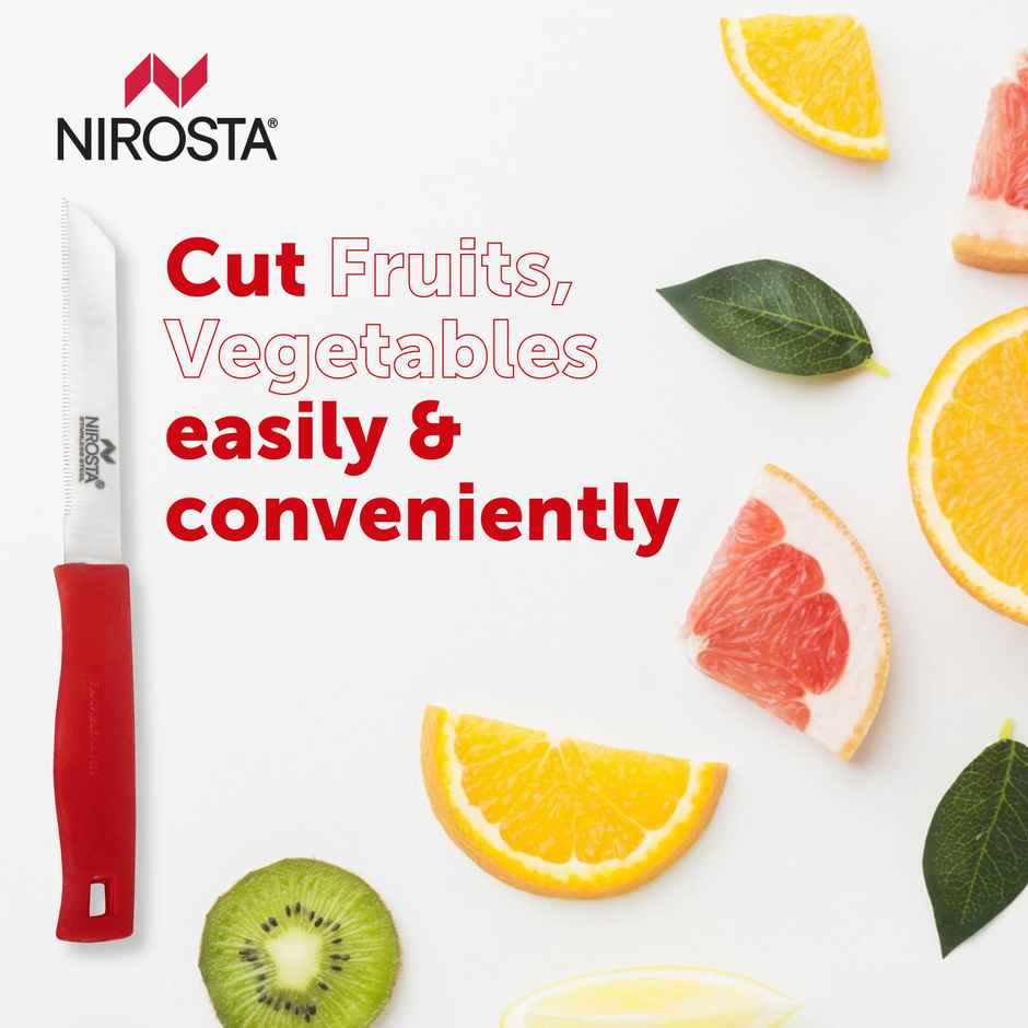 Fackelmann Nirosta Alpha Stainless Steel Vegetable Knife | Ergonomic Handle