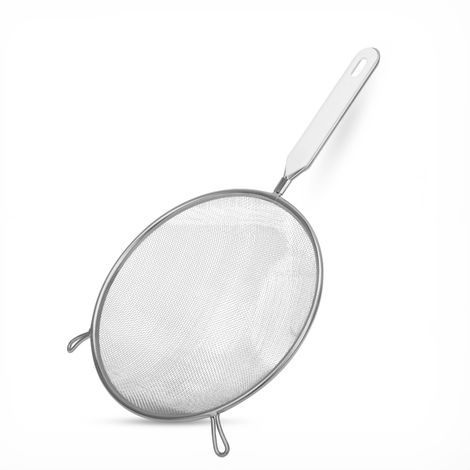 Fackelmann Stainless Steel Strainer, 20 Cm Ideal For Draining Pasta, Blanched Vegetables Strain