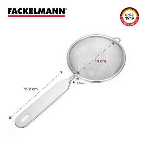Fackelmann Arcadalina Tea Strainer 10 Cm - Strainer For Kitchen, High-Grade Stainless Steel Mesh