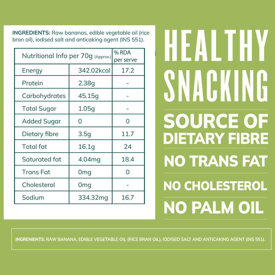 Snackible Salted Banana chips