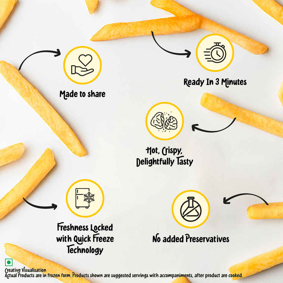 Heinz Tomato Ketchup (450g) & Mccain French Fries (1kg) Combo 